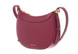 COCCINELLE Whisper Grained Leather Mini Bag Rosewood