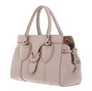 COCCINELLE York Handbag Grained Leather Rosette COCCINELLE York Handbag Grained Leather Rosette