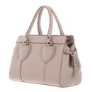 COCCINELLE York Handbag Grained Leather Rosette COCCINELLE York Handbag Grained Leather Rosette