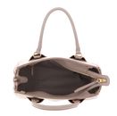 COCCINELLE York Handbag Grained Leather Rosette COCCINELLE York Handbag Grained Leather Rosette