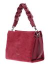COCCINELLE Boheme Handbag Suede Grainy Leather Rosewood