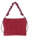 COCCINELLE Boheme Handbag Suede Grainy Leather Rosewood