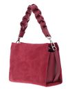COCCINELLE Boheme Handbag Suede Grainy Leather Rosewood