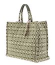 COCCINELLE Never Without Bag Winter Monogram Jacquard Shopper L Multi Laurel Green / Laurel COCCINELLE Never Without Bag Winter Monogram Jacquard Shopper L Multi Laurel Green / Laurel