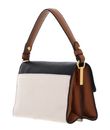 COCCINELLE Binxie Tricolor Handbag Grained Leather S Noir / Lambs / Cuir