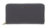 COCCINELLE Metallic Soft Wallet Grained Leather Grafite