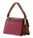 COCCINELLE Binxie Tricolor Handbag Grained Leather S Brandy / Rosewood / Cuir