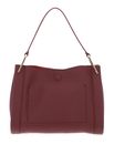 COCCINELLE Wallace Handbag Double Grainy Leather Brandy / Gren. Red
