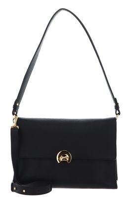 COCCINELLE Binxie Shoulderbag Grained Leather M Noir