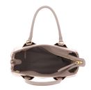 COCCINELLE York Handbag Grained Leather Rosette COCCINELLE York Handbag Grained Leather Rosette
