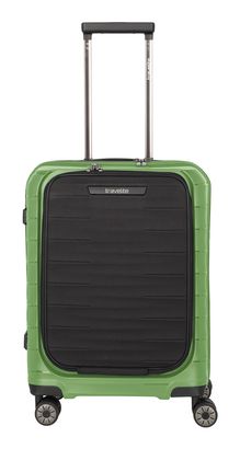 travelite Mooby 4W Trolley With Front Pocket S Green