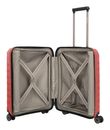 travelite Mooby 4W Trolley With Front Pocket S Red