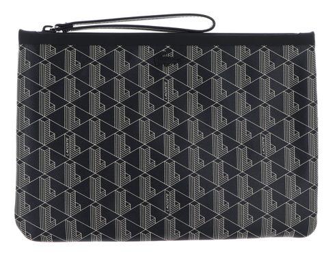 LACOSTE Clutch Mono Noir Beige