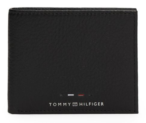 TOMMY HILFIGER TH Premium Leather Mini CC Wallet Black