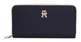 TOMMY HILFIGER Poppy Zip Around Wallet L Space Blue TOMMY HILFIGER Poppy Zip Around Wallet L Space Blue