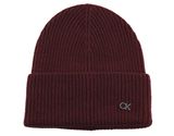 Calvin Klein CK Daily Chunky Beanie and Scarf Oxblood