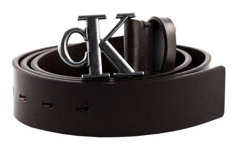 Calvin Klein CK Daily Leather Belt 3,5 cm W95 Dark Brown