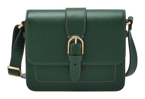 FOSSIL Zoey Flap Crossbody Bag M Viridian