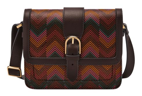 FOSSIL Zoey Flap Crossbody Bag Harlow Multi Print