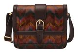 FOSSIL Zoey Flap Crossbody Bag Harlow Multi Print
