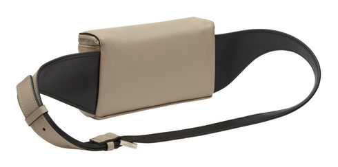 LIEBESKIND BERLIN Sac à épaule gris en cuir pour femme - Heavy Pebble
