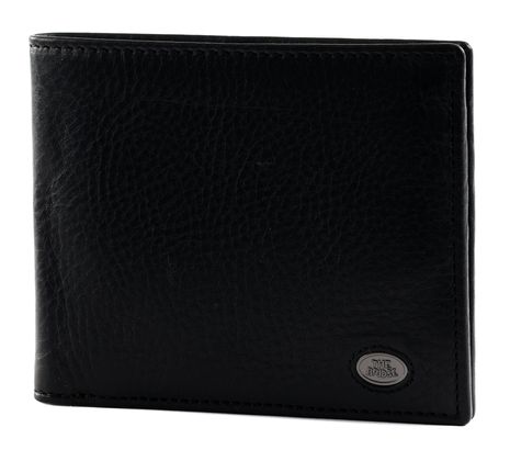 THE BRIDGE Fabio Credit Card Case Nero Abb. Rutenio Scuro