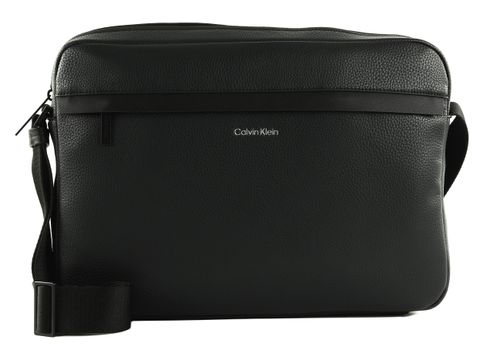 Calvin Klein CK Must Messenger Bag Black Pebbled