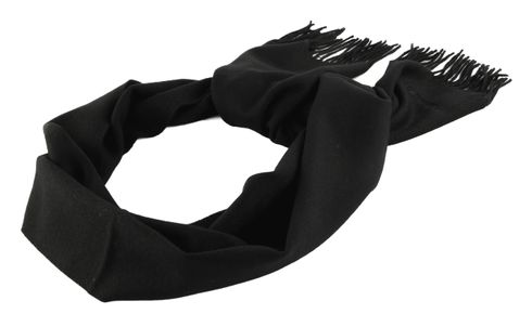 Calvin Klein Classic Wool Heavy Weight Scarf CK Black