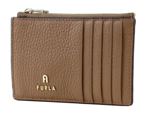 FURLA Camelia Zipped Card Case M Deserto