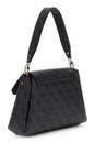 GUESS Sora Girlfriend Flap Shoulder Bag Coal Logo GUESS Sora Girlfriend Flap Shoulder Bag Coal Logo