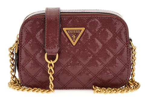 GUESS Giully Camera Bag Burgundy