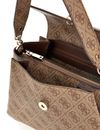 GUESS Sora Girlfriend Flap Shoulder Bag Latte Logo GUESS Sora Girlfriend Flap Shoulder Bag Latte Logo