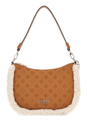 GUESS Davika Hobo Bag Cognac