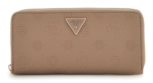 GUESS Cresidia SLG Zip Around Wallet L Dark Taupe