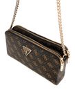 GUESS Eco Erica Status Crossbody Brown Logo GUESS Eco Erica Status Crossbody Brown Logo
