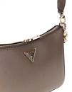 GUESS Daryna Top Zip Shoulder Bag Dark Taupe GUESS Daryna Top Zip Shoulder Bag Dark Taupe