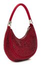 GUESS Zalina Mini Small Hobo Claret GUESS Zalina Mini Small Hobo Claret