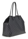 GUESS Eco Victtoria Large 2 In 1 Tote Coal Logo GUESS Eco Victtoria Large 2 In 1 Tote Coal Logo
