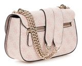 GUESS Eco Erica Convertible Xbody Flap Bag Dusty Rose Logo