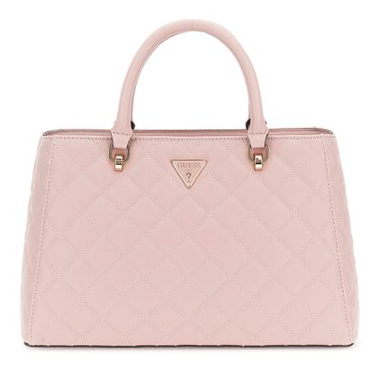 GUESS Eco Carly Girlfriend Satchel Mauve