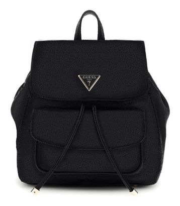 GUESS Cresidia Flap Backpack S Black