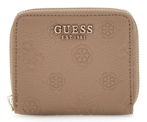 GUESS Cresidia SLG Zip Around Wallet S Dark Taupe