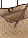 GUESS Eco Victtoria Large 2 In 1 Tote Latte Logo / Brown GUESS Eco Victtoria Large 2 In 1 Tote Latte Logo / Brown