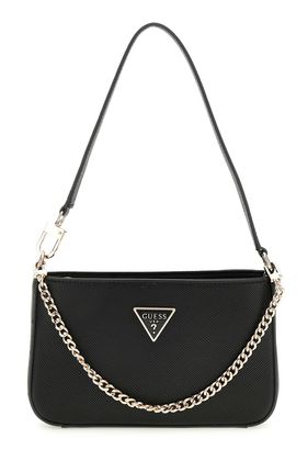 GUESS Noelle Mini Top Zip Shoulder Bag Black