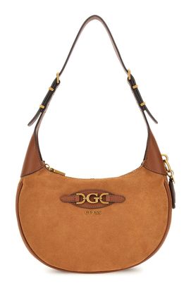 GUESS Malva Hobo Bag Cognac