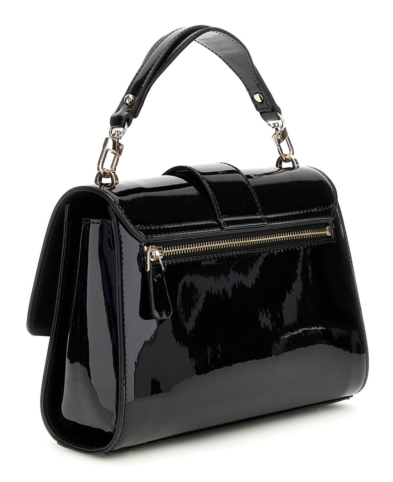 Black patent cross body bag online