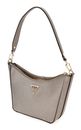 GUESS Eco Gloriana Top Zip Shoulder Bag Pewter