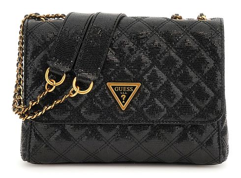 GUESS Giully 2 Compartment Convertible Flap Black