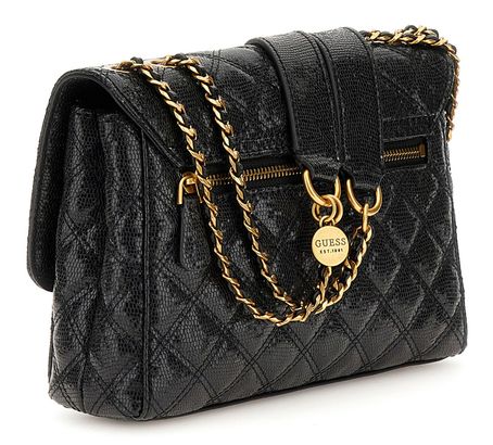 GUESS Giully 2 Compartment Convertible Flap Black | Buy bags