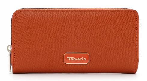 Tamaris Anja Zip Around Wallet Rust